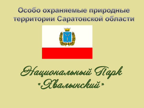 Национальный парк "Хвалынский" Национальный парк "Хвалынский"